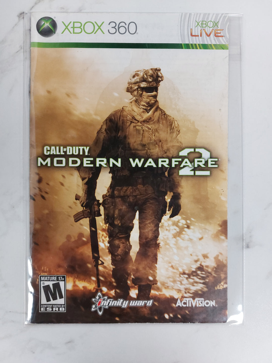 Call Of Duty Modern Warfare 2 - Xbox 360 Manual ONLY MO61526