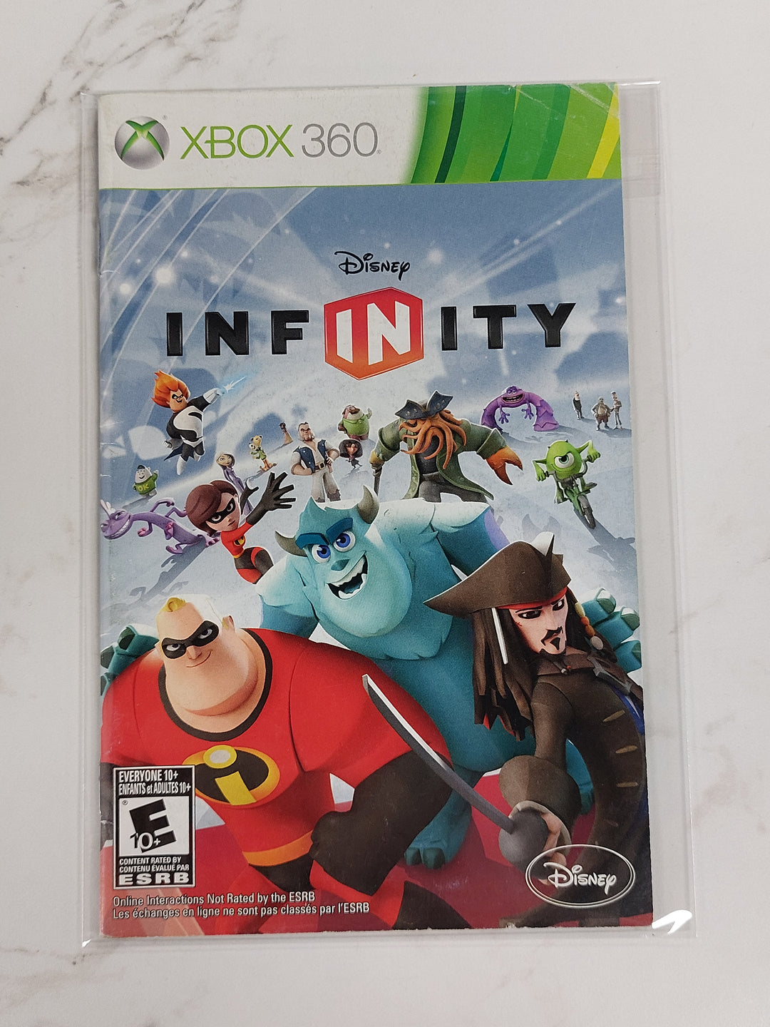 Disney Infinity - Xbox 360 Manual ONLY MO61526