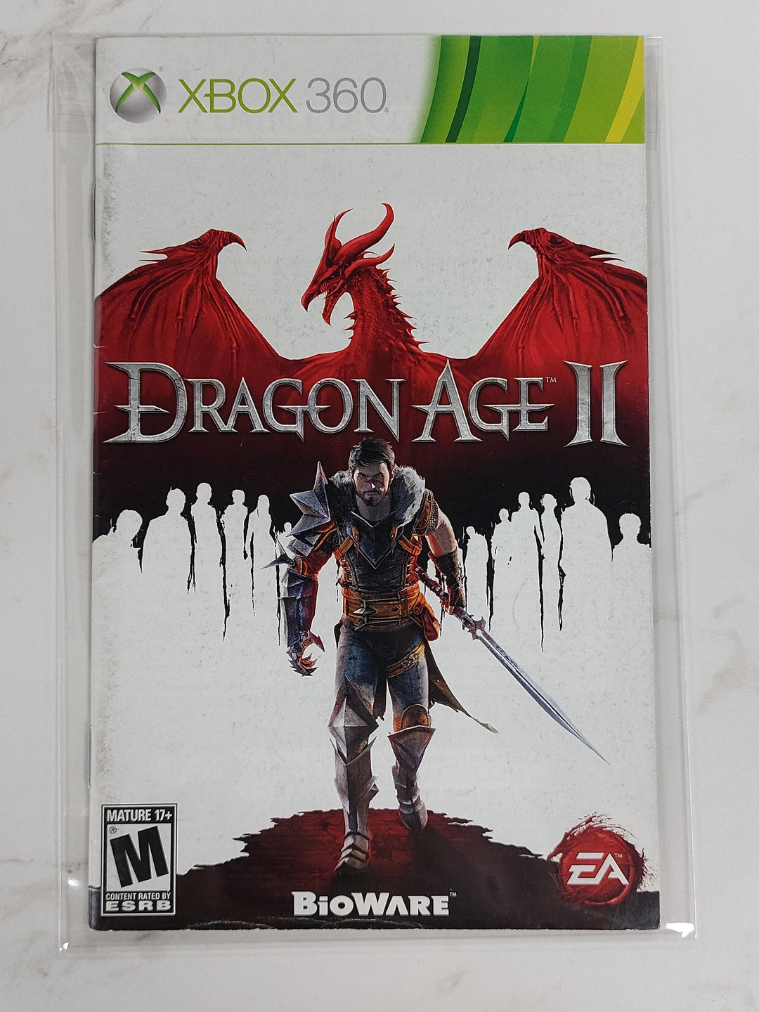 Dragon Age 2 (II) - Xbox 360 Manual ONLY MO61526