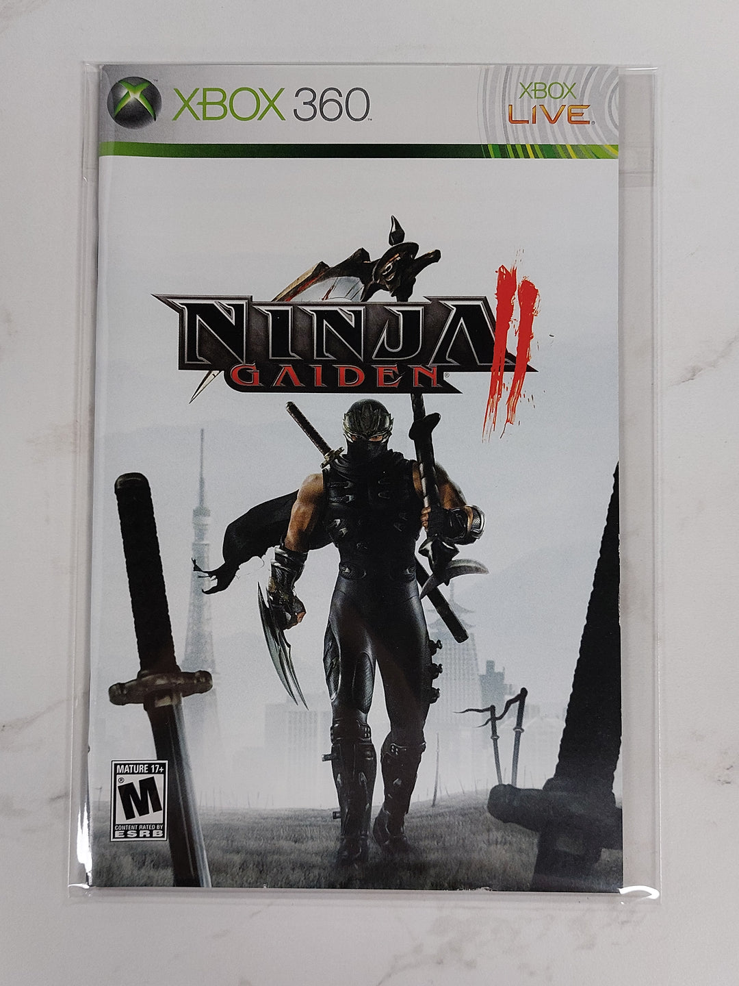 Ninja Gaiden 2 (II) - Xbox 360 Manual ONLY MO61526