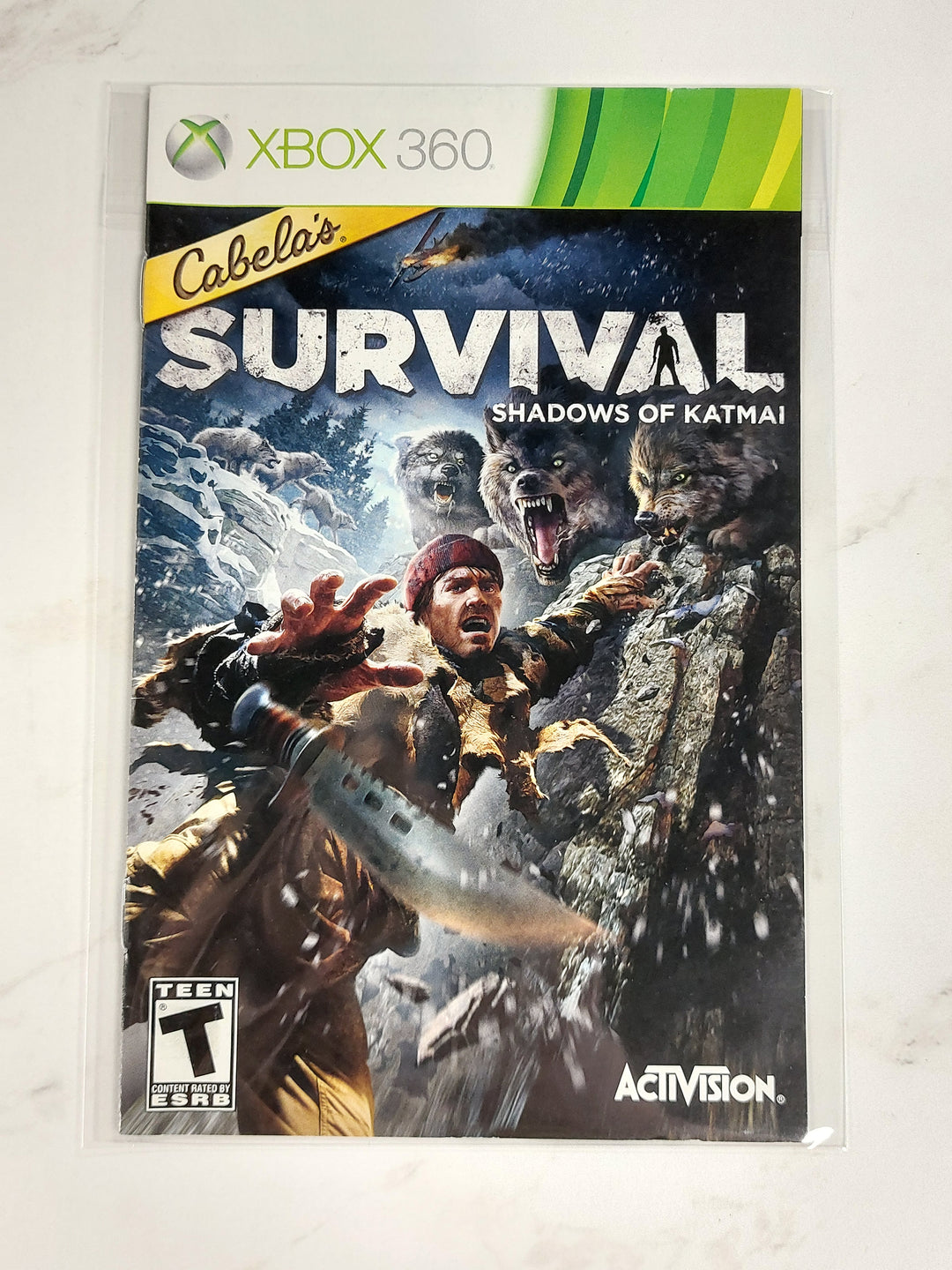 Cabela's Survival Shadows Of Katmai - Xbox 360 Manual ONLY MO61526