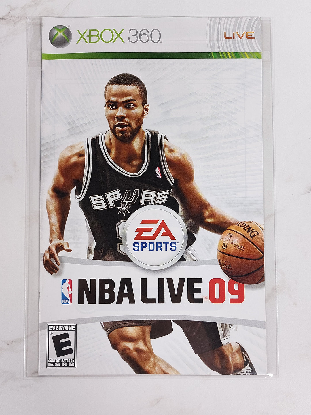 NBA Live 09 - Xbox 360 Manual ONLY MO61526