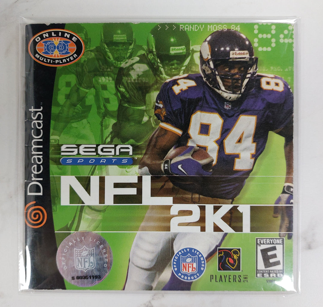 Sega Sports NFL 2K1 - Dreamcast Manual ONLY MO61526