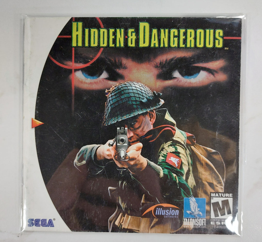 Hidden & Dangerous - Dreamcast Manual ONLY MO61526