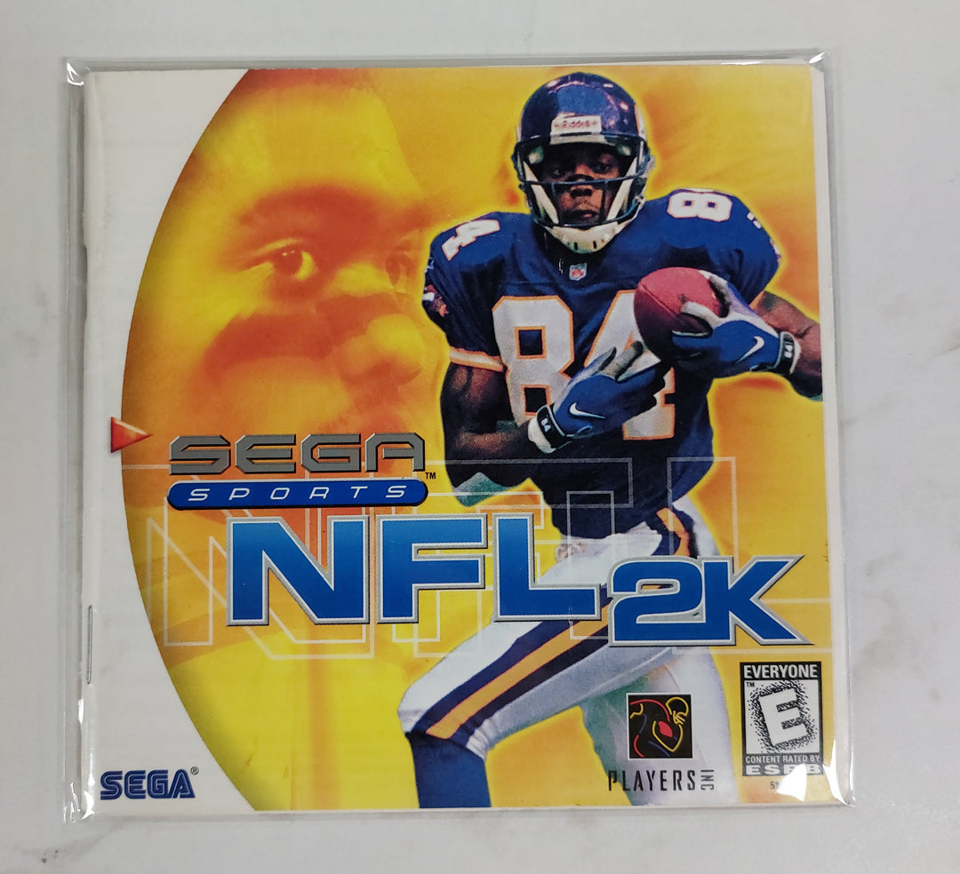 NFL 2K - Dreamcast Manual ONLY MO61526