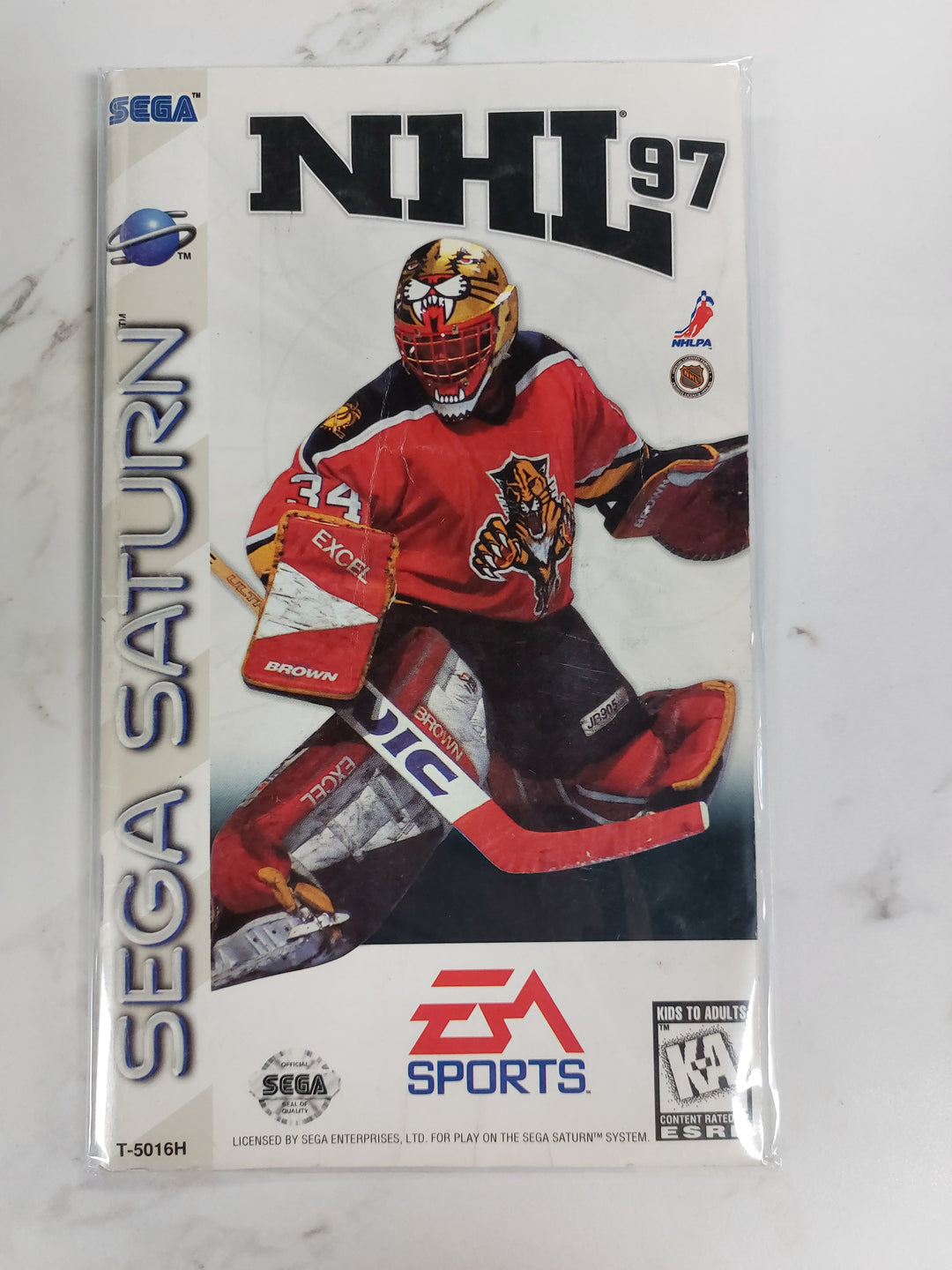 NHL 97 - Sega Saturn Manual ONLY MO61526