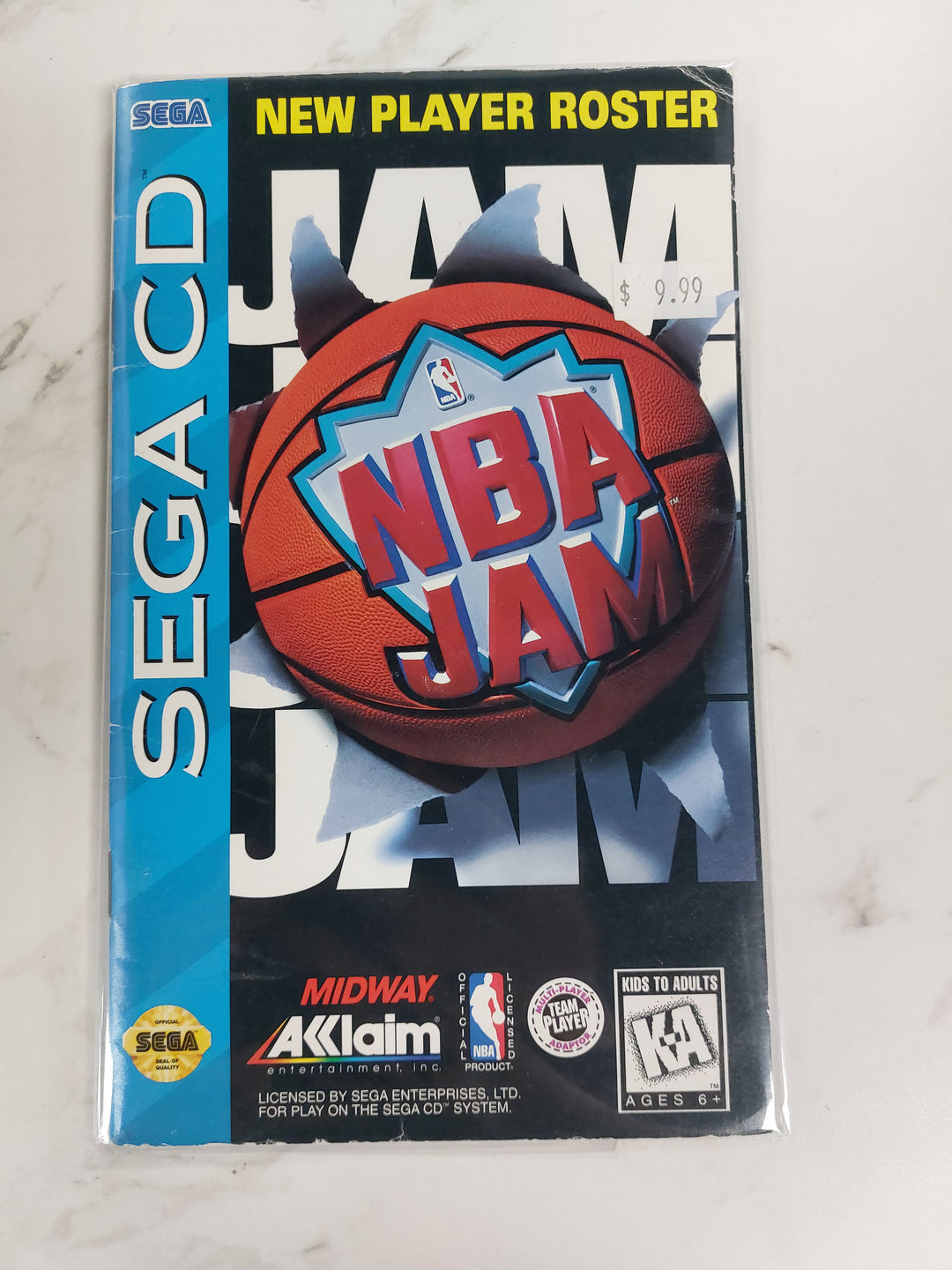 NBA Jam - Sega CD Manual ONLY MO61626