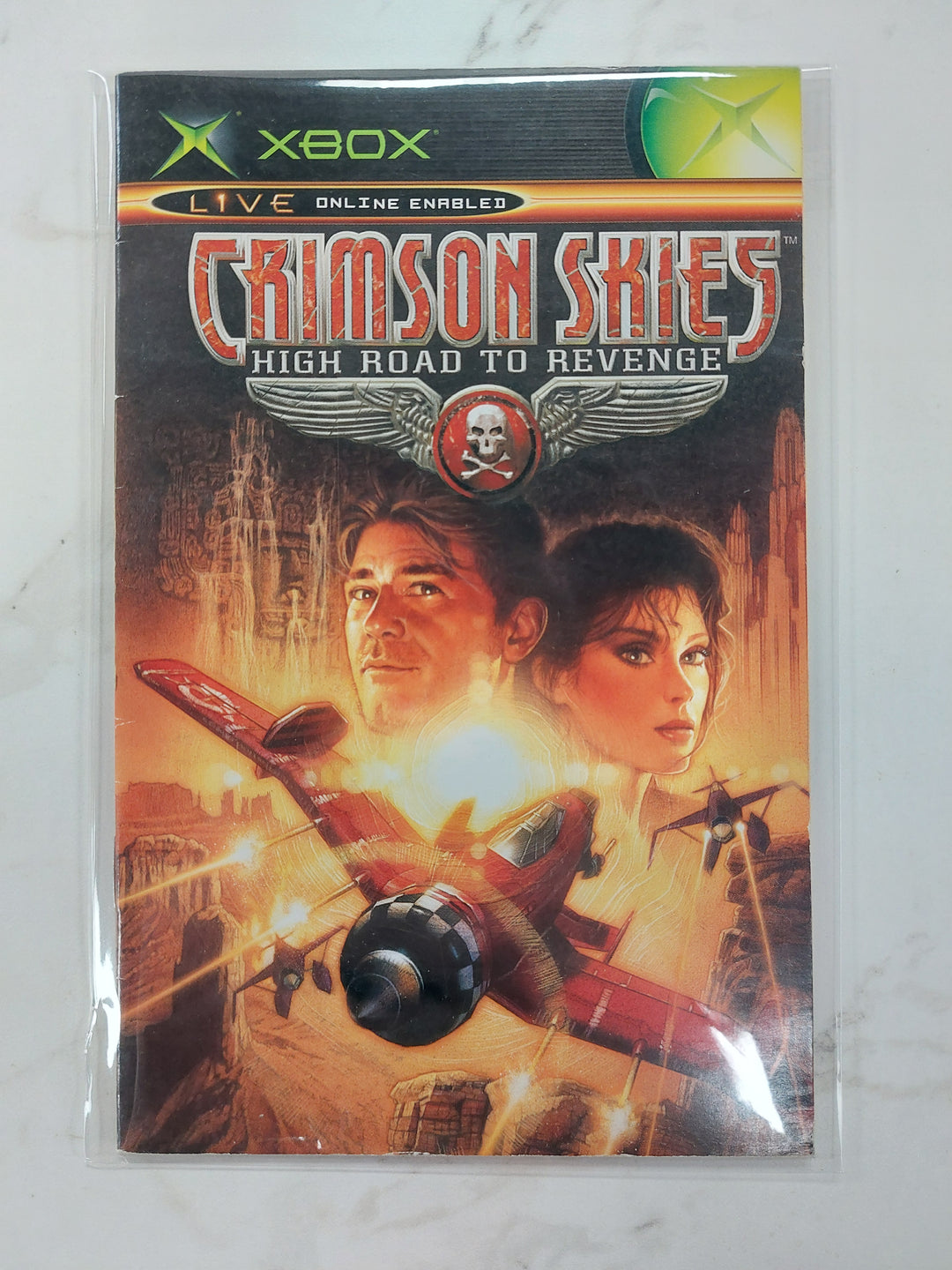 Crimson Skies High Road To Revenge - Original Xbox Manual ONLY MO61626