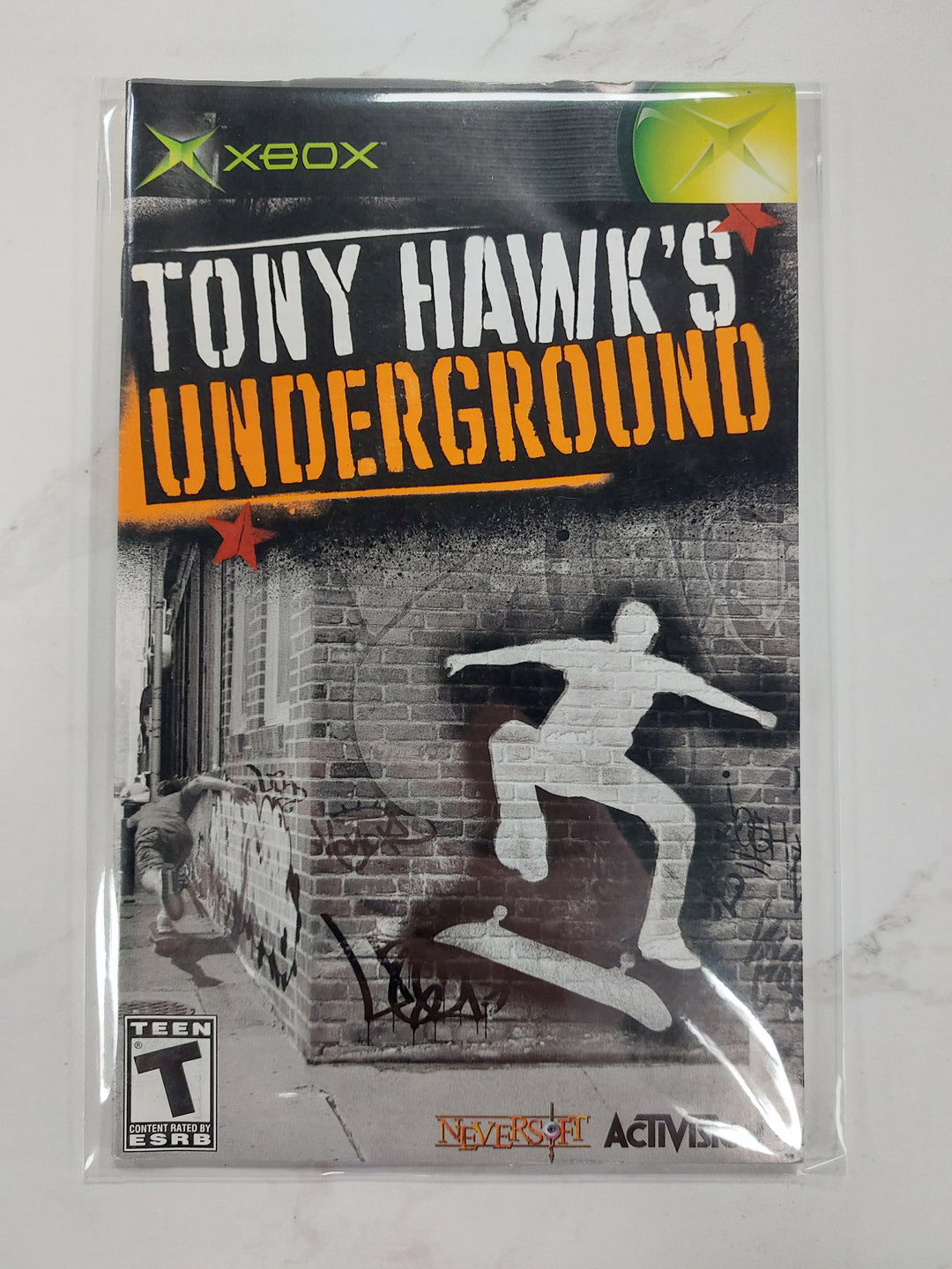 Tony Hawk's Underground - Original Xbox Manual ONLY MO61626