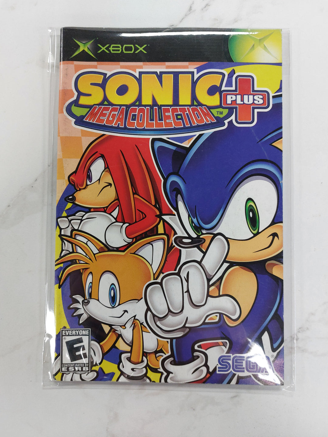 Sonic Mega Collection Plus - Original Xbox Manual ONLY MO61626