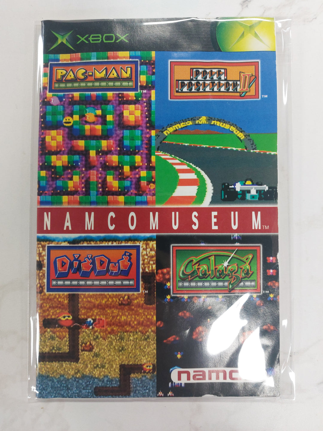Namco Museum - Original Xbox Manual ONLY MO61626