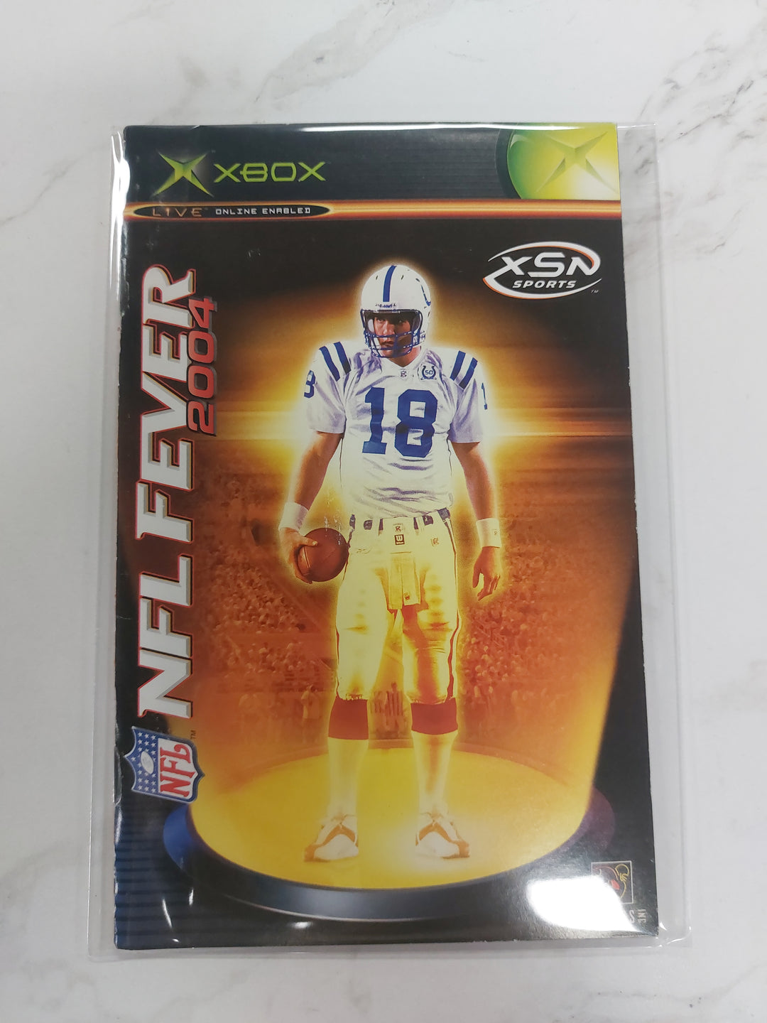 NFL Fever 2004 - Original Xbox Manual ONLY MO61626