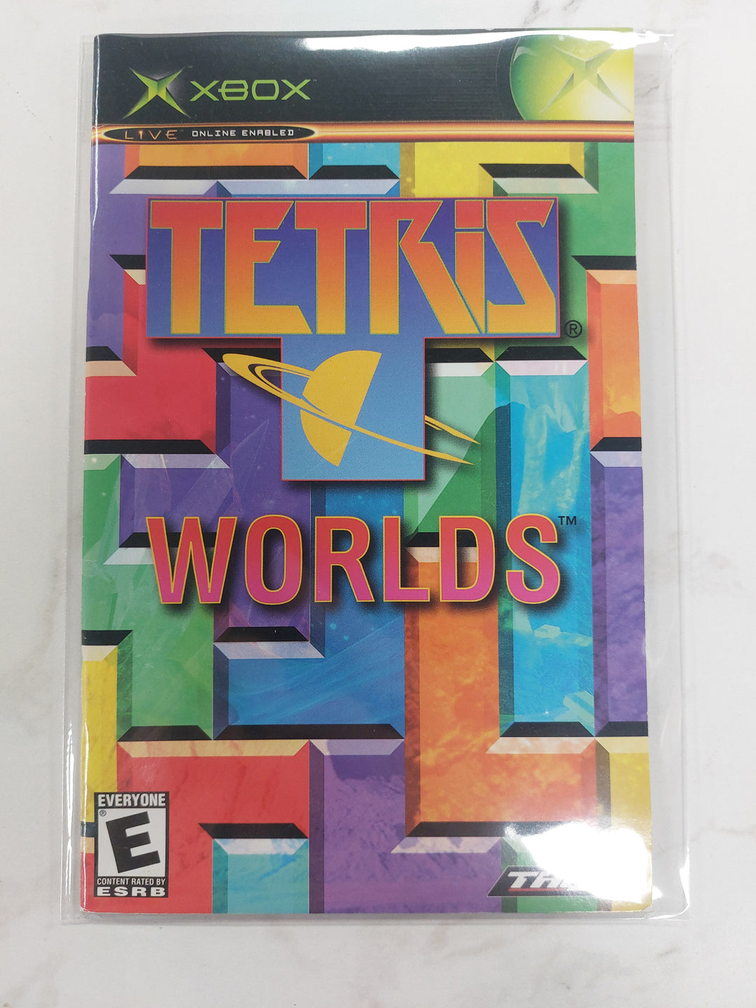 Tetris Worlds - Original Xbox Manual ONLY MO61626