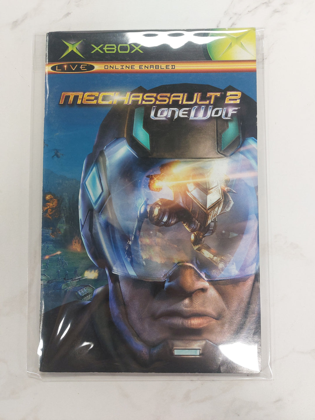 Mecha Assault 2 Lone Wolf - Original Xbox Manual ONLY MO61626