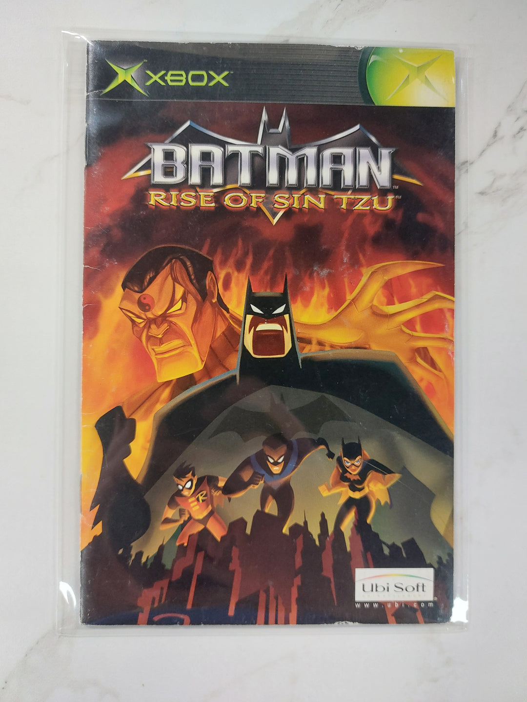 Batman Rise Of Sin Tzu - Original Xbox Manual ONLY MO61726