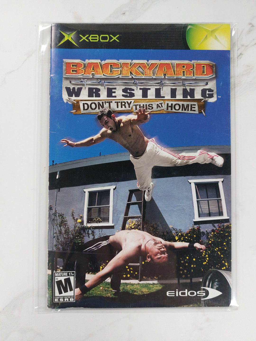 Backyard Wrestling - Original Xbox Manual ONLY MO61726