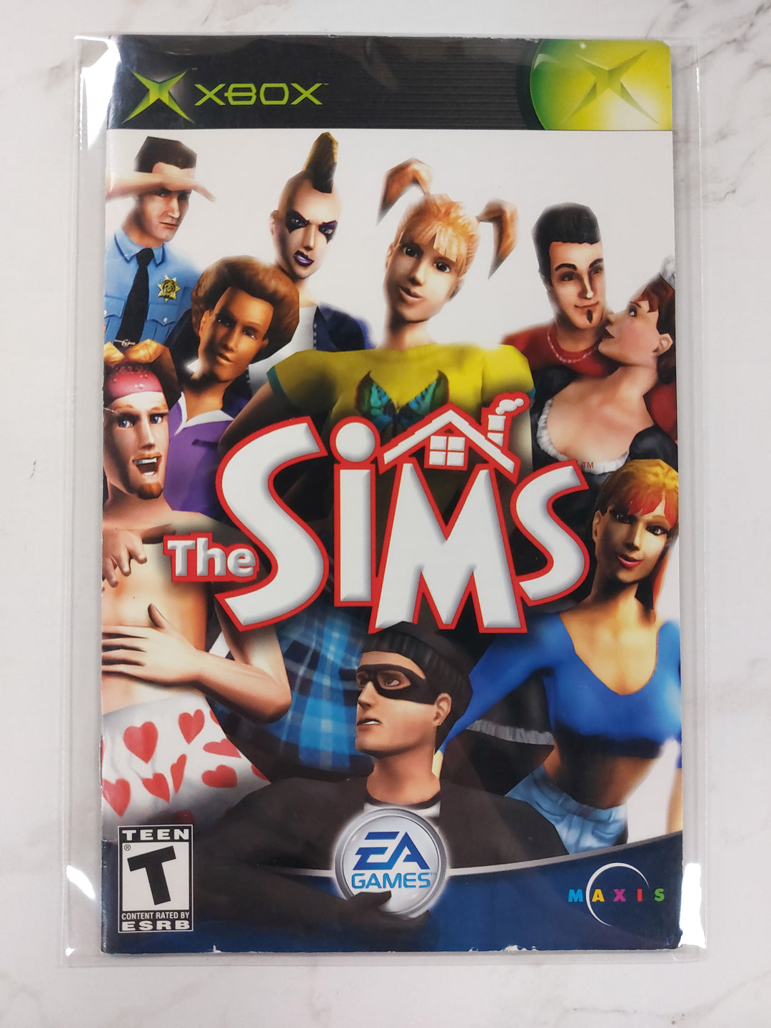 The Sims - Original Xbox Manual ONLY MO61726