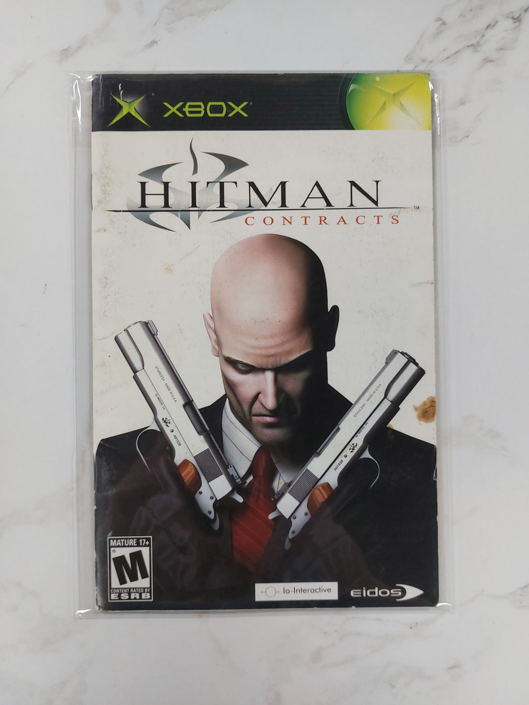 Hitman Contracts - Original Xbox Manual ONLY MO61726