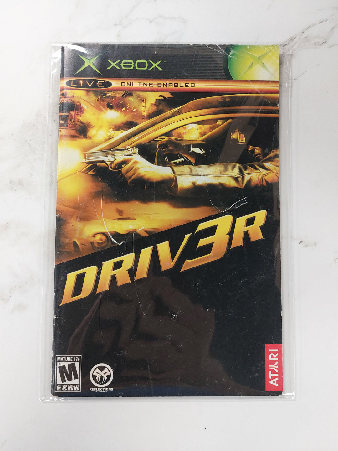 Driver 3 - Original Xbox Manual ONLY MO61726