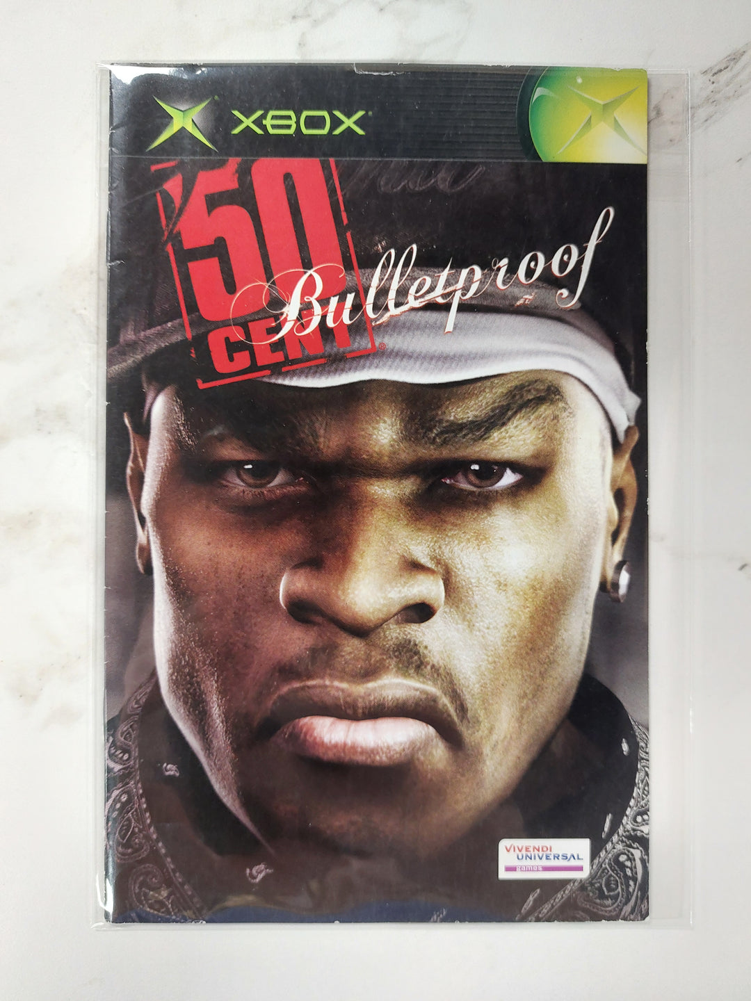 50 Cent Bulletproof - Original Xbox Manual ONLY MO61726