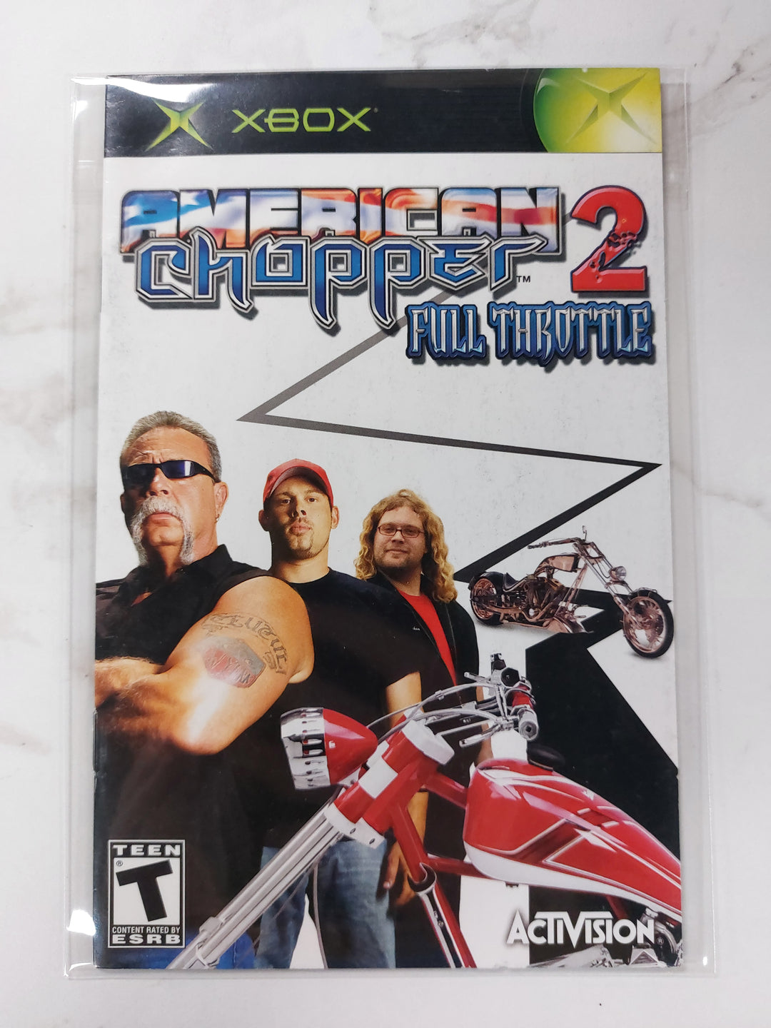 American Chopper 2 Full Throttle - Original Xbox Manual ONLY MO61726