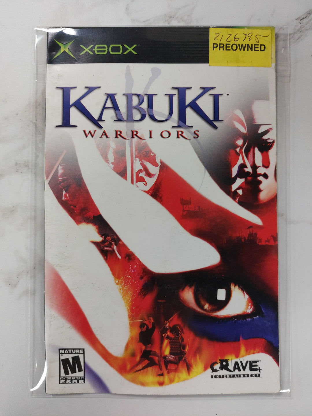 Kabuki Warriors - Original Xbox Manual ONLY MO61726