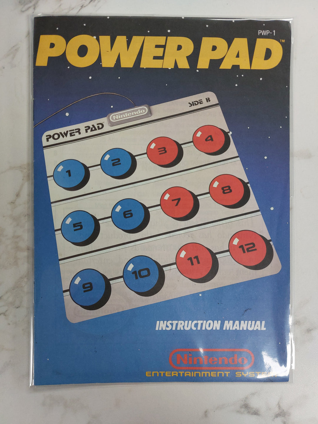 Power Pad - PWP-1 NES Manual ONLY MO62126