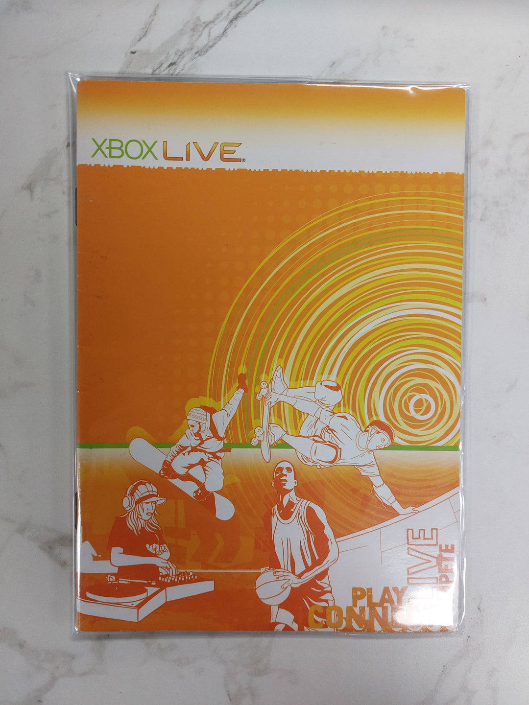 Xbox Live - Xbox 360 Manual ONLY MO62226