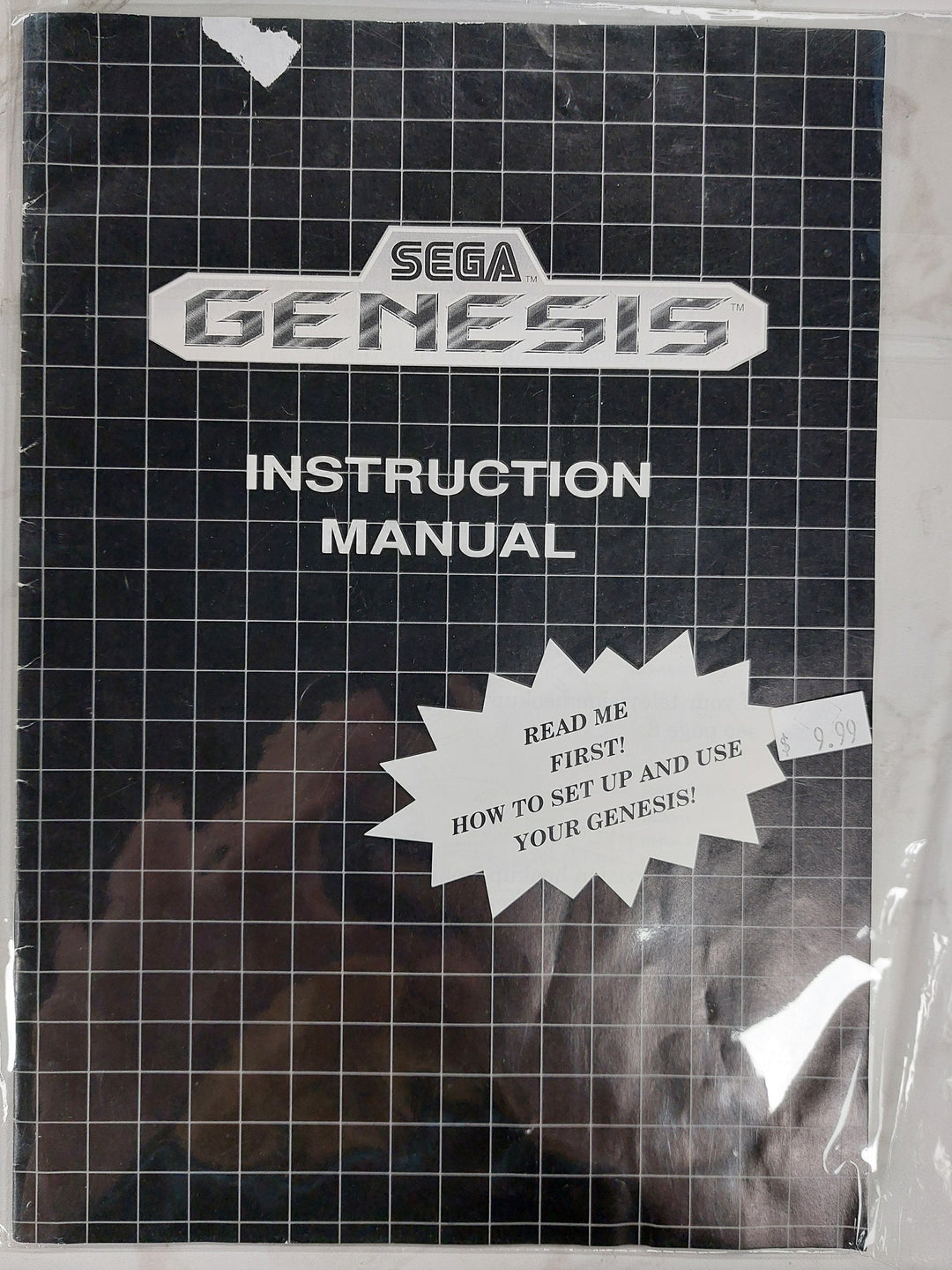 Sega Genesis Instruction Manual 1992 - Sega Genesis Manual ONLY MO62226