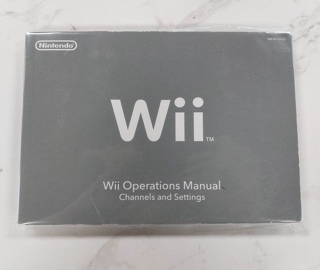 Wii Operations Manual Channels And Settings MAB-RVK-S-USZ-CO - Wii Manual ONLY MO62326
