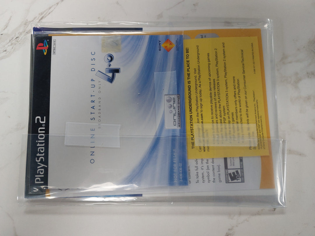 Playstation 2 Instruction Manual Set SCPH-77001 - PS2 Console Instruction Manual, Startup Disc, Inserts MO62326