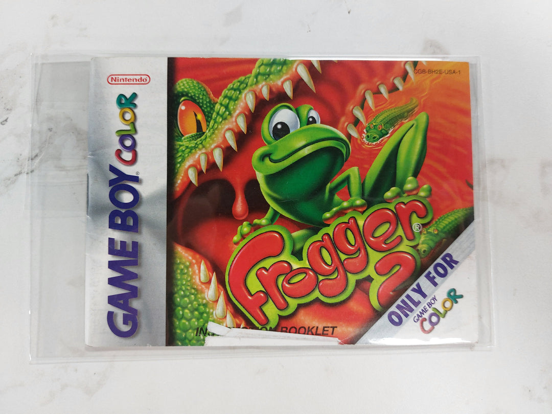 Frogger 2 CGB-BH2E-USA-1 - Game Boy Color GBC Manual ONLY MO62426