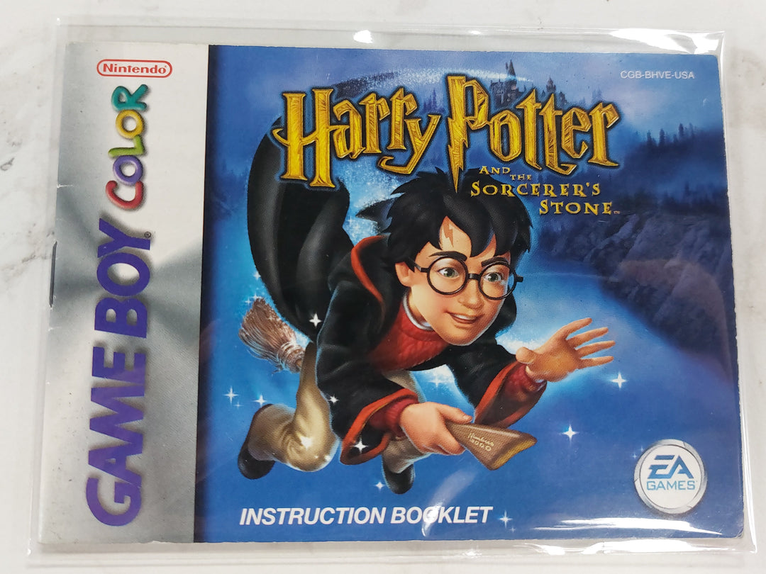 Harry Potter And The Sorcerer's Stone CGB-BHVE-USA - Game Boy Color GBC Manual ONLY MO62426