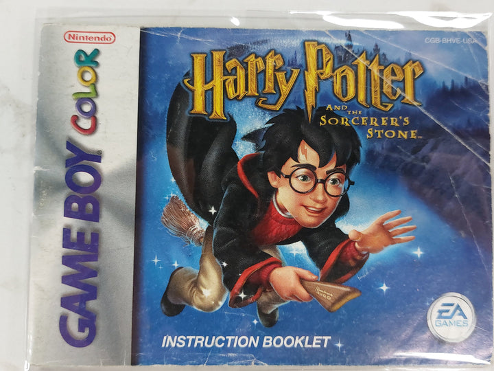 Harry Potter And The Sorcerer's Stone CGB-BHVE-USA - Game Boy Color GBC Manual ONLY MO62426