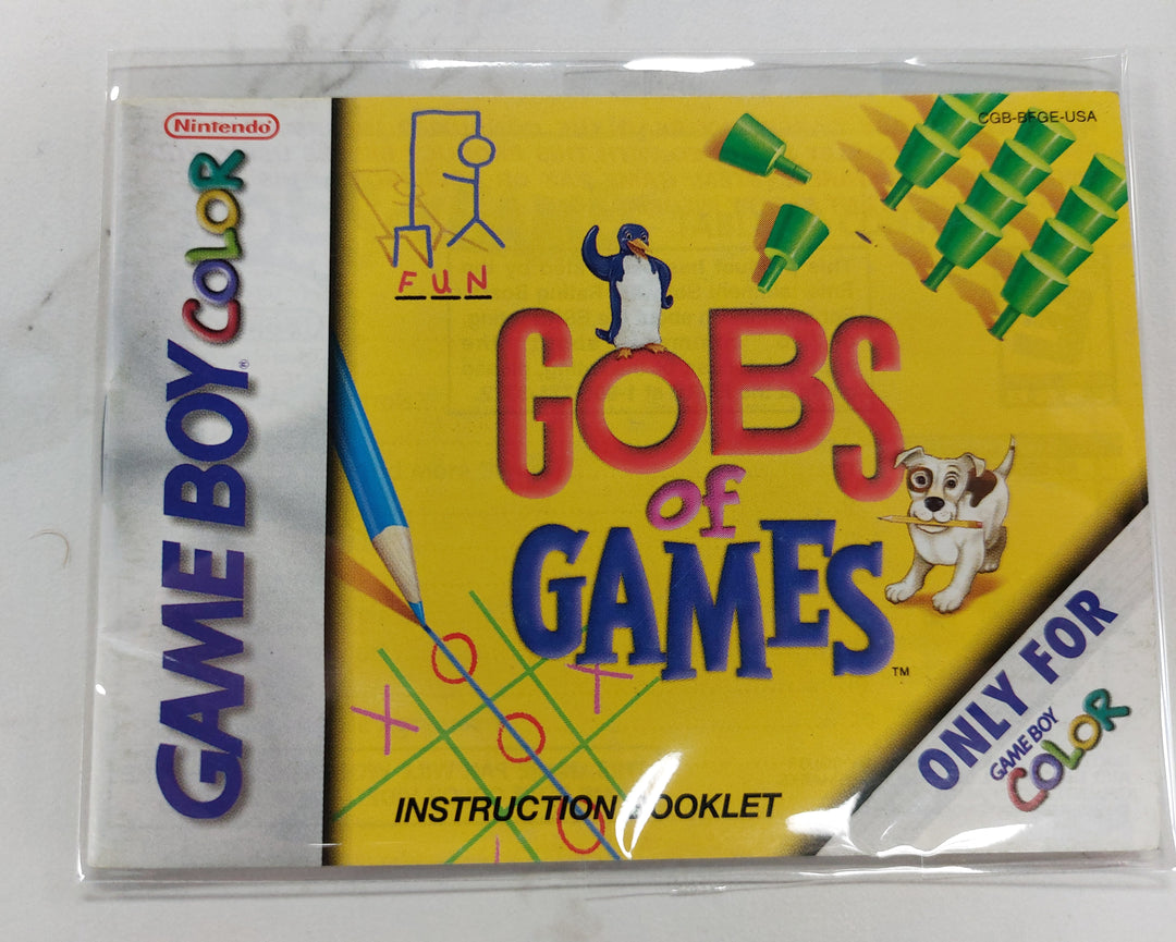 Gobs Of Games CGB-BFGE-USA - Game Boy Color GBC Manual ONLY MO62726