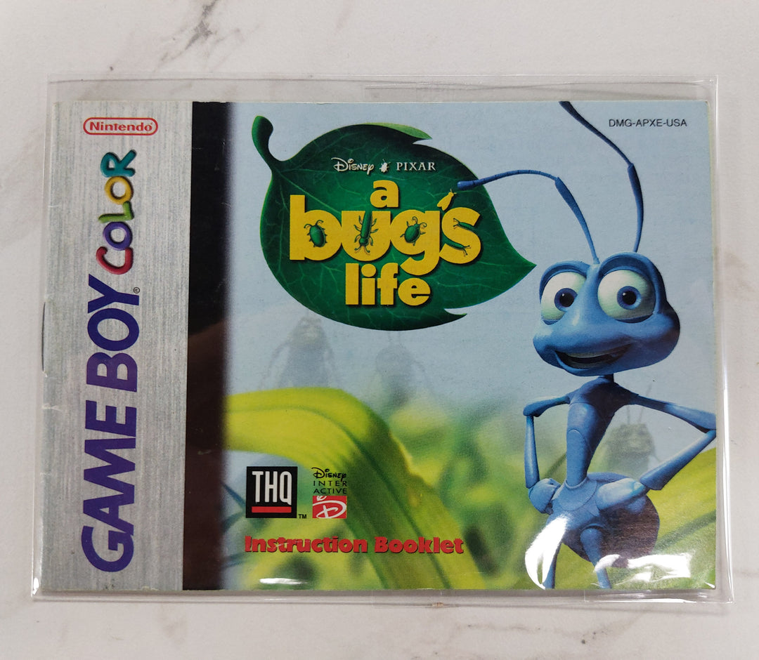 A Bug's Life DMG-APXE-USA - Game Boy Color GBC Manual ONLY MO62726