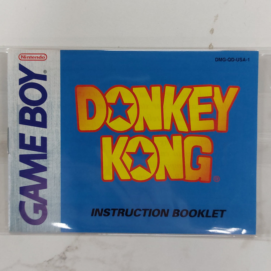 Donkey Kong DMG-QD-USA-1 - GameBoy GB Manual ONLY MO62926