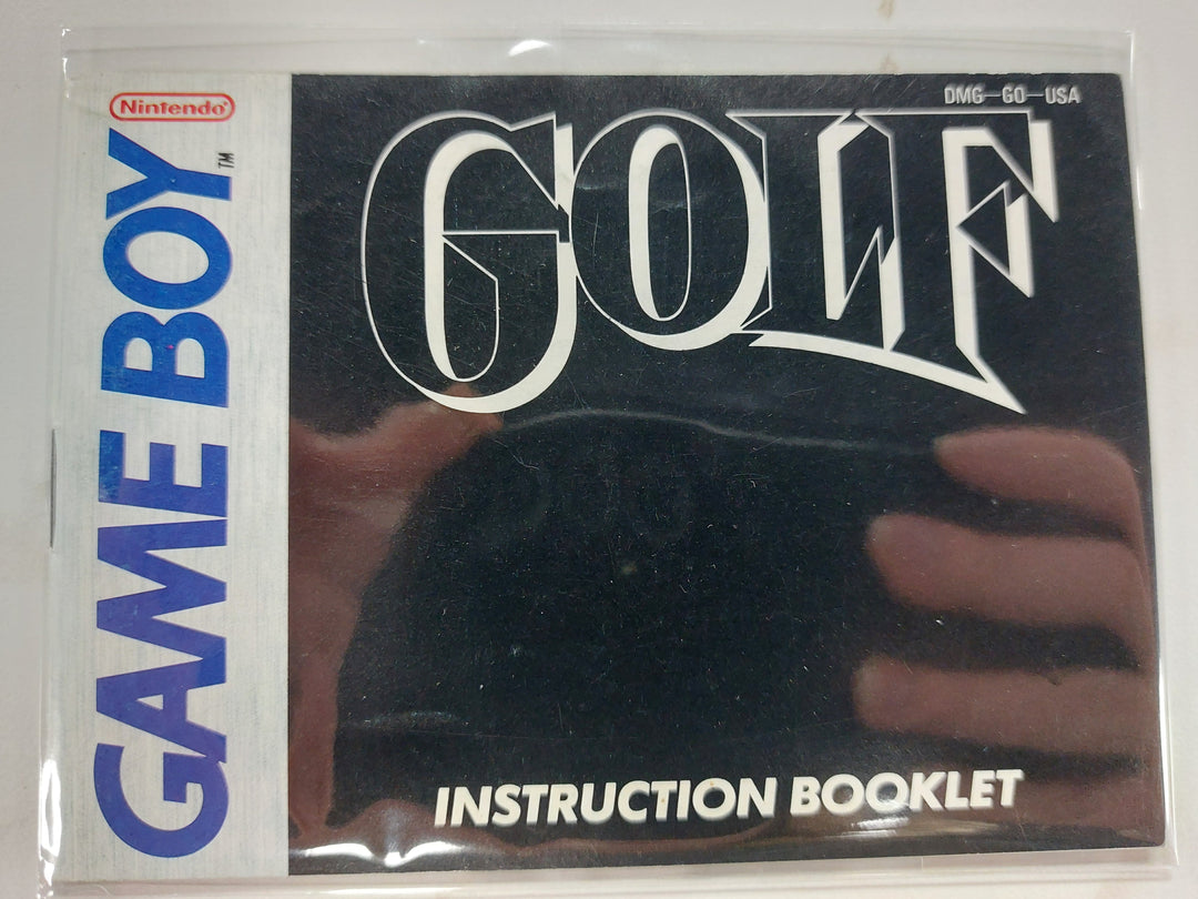 Golf DMG-GO-USA - GameBoy GB Manual ONLY MO62926