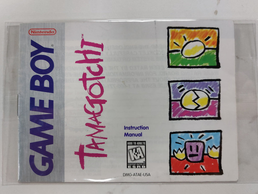 Tamagotchi DMG-ATAE-USA - GameBoy GB Manual ONLY MO62926