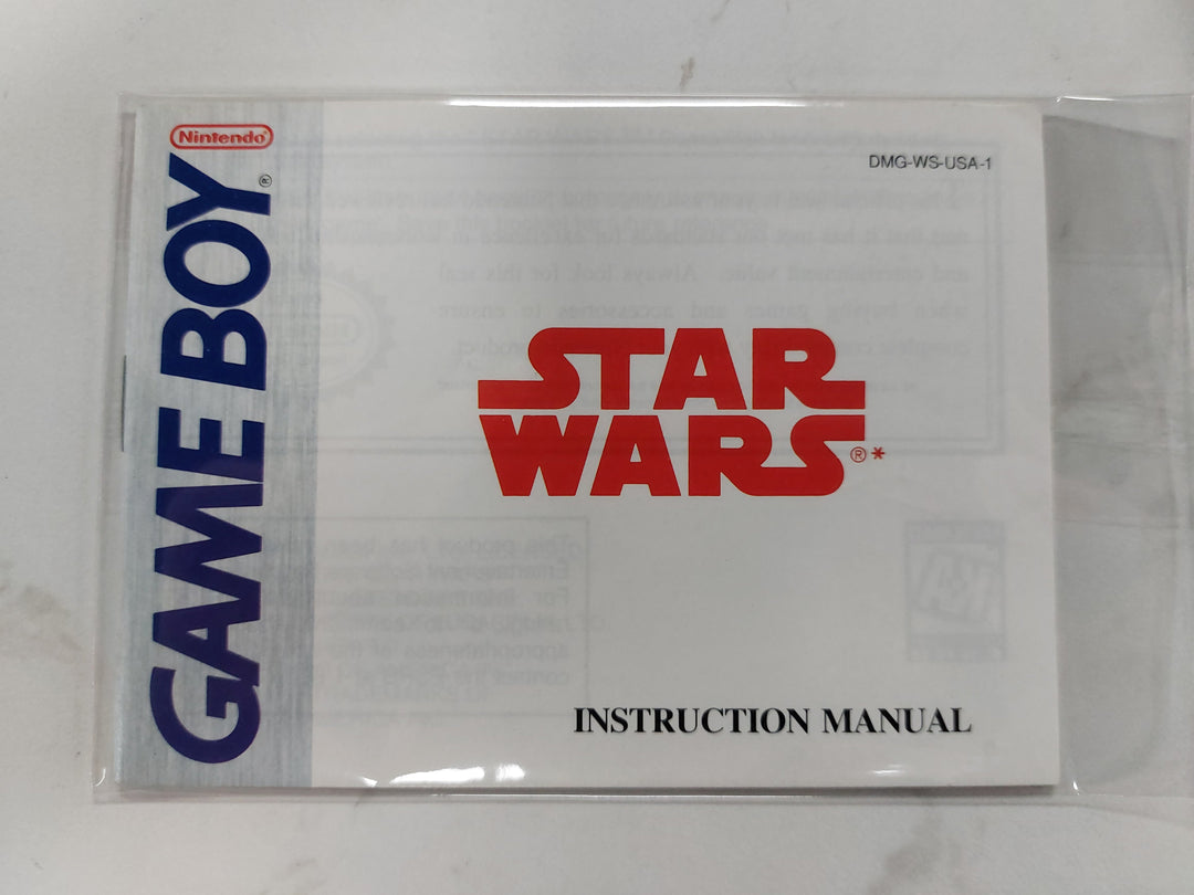 Star Wars DMG-WS-USA-1 - GameBoy GB Manual ONLY MO62726