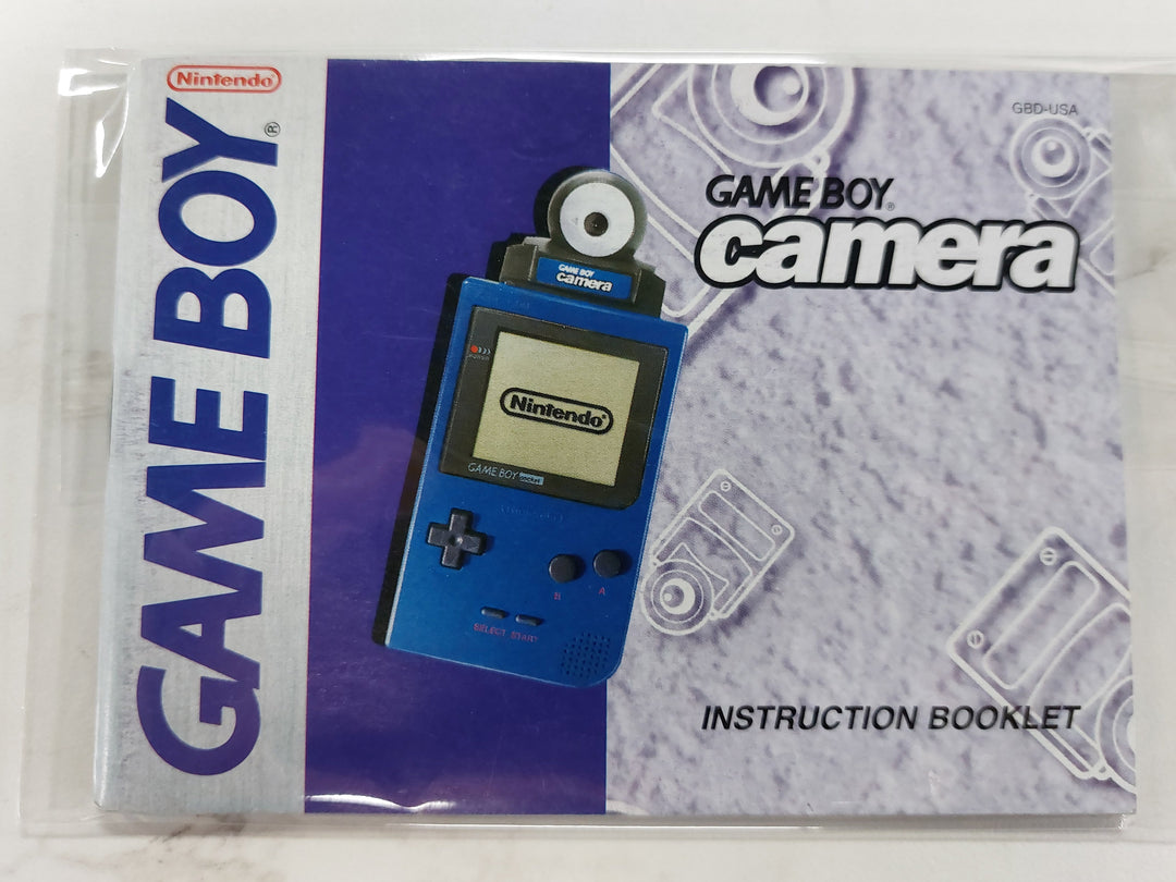 GameBoy Camera Instruction Booklet GBD-USA - GameBoy GB Manual ONLY MO62726