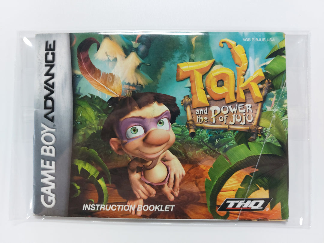 Tak And The Power Of Juju AGB P-BJUE-USA - GameBoy Advance GBA Manual ONLY MO7126