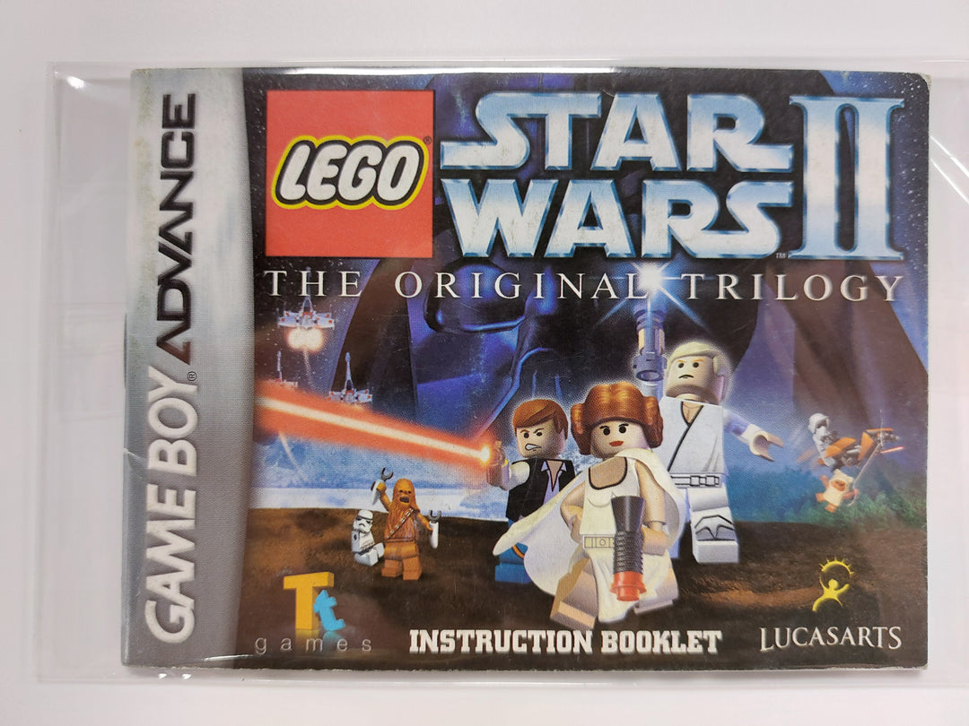 Lego Star Wars II (2) The Original Trilogy - GameBoy Advance GBA Manual ONLY MO63026