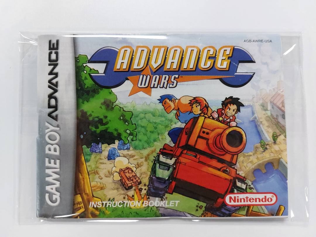 Advance Wars AGB-AWRE-USA - GameBoy Advance GBA Manual ONLY MO7126