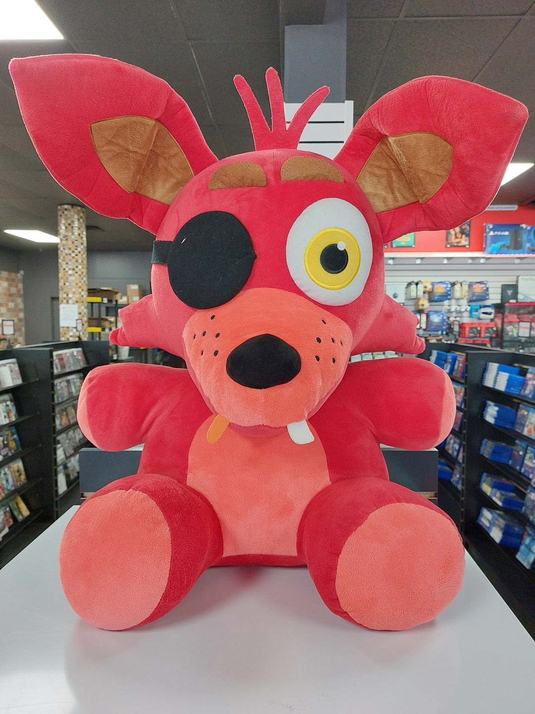 2016 Funko Five Nights At Freddy's Jumbo Red Foxy Used Plush NO TAGS - XP7826