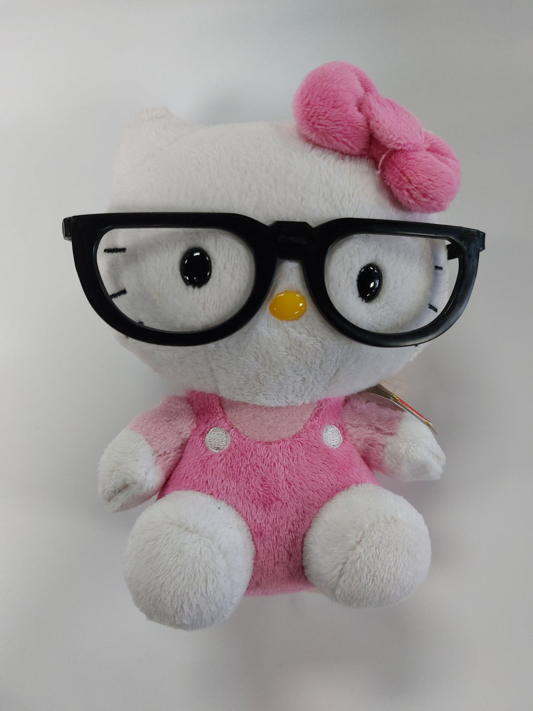 Hello Kitty With Glasses Beanie Babies Collection 6” Used Plush XP71226