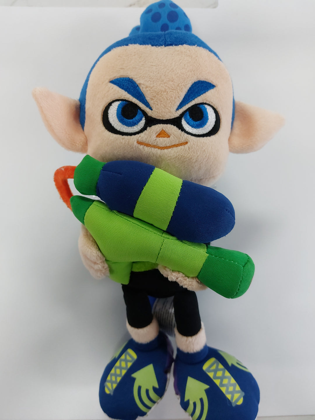 Splatoon Blue Inkling Sanei Nintendo 2016 9" Used Plush No Tags XP71226