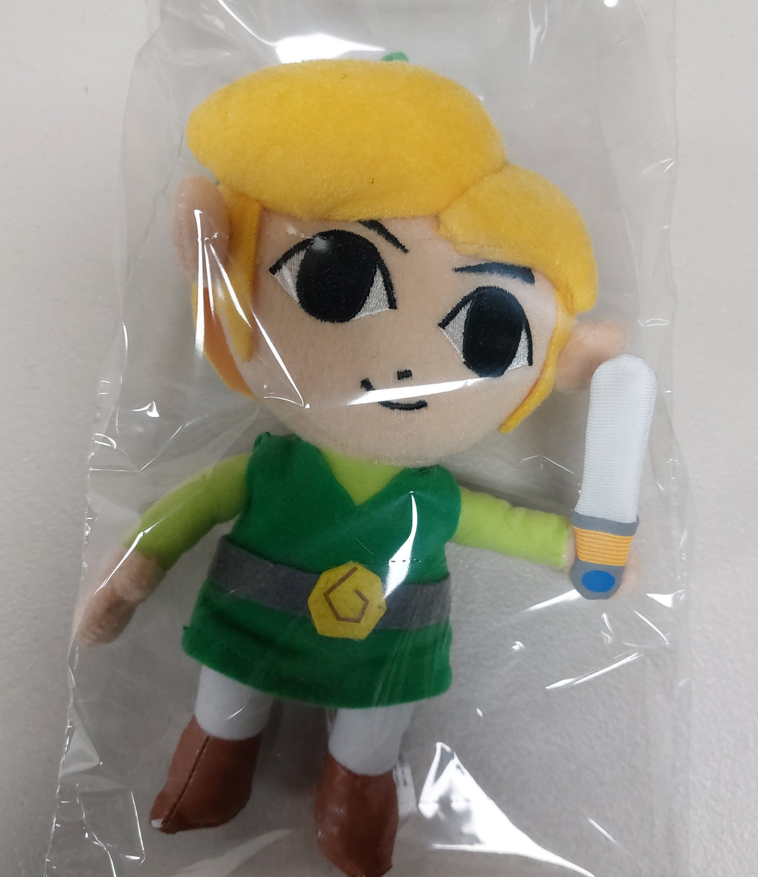 The Legend of Zelda Phantom Hourglass 6" Link Used Plush No Tags (Damaged) XP71226