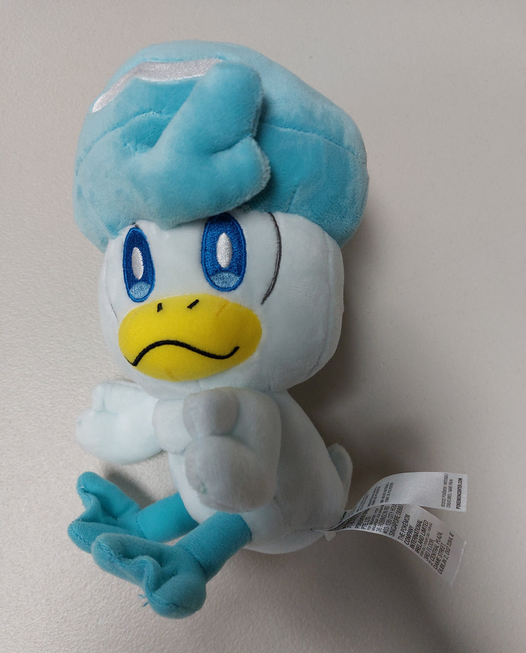 Pokemon Center Scarlet And Violet 8" Quaxly Used Plush No Tags XP71226