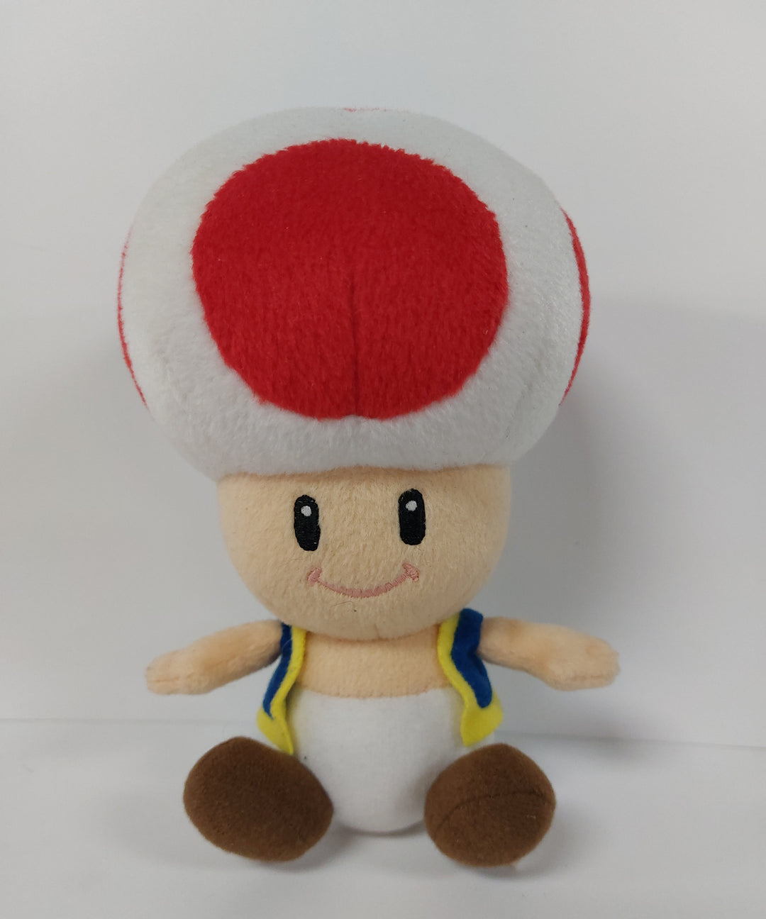 Super Mario All Star Toad Used Plush No Tags XP71526